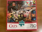 5-BUFFALO Jigsaw 750 Pc Cat Puzzles Lot Of. Fixed Price $30.00.