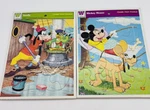 Vintage Disney Goofy Mickey Mouse Pluto Whitman Frame Tray Puzzles Set 2. Fixed Price $22.99.
