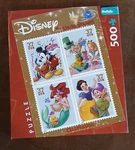 Disney Postage Stamps- Celebration 500 Pc Puzzle By Buffalo Games Pre-owned. Fixed Price $17.95.