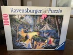Rare 2000 New Ravensburger Peaceful Summer Night 1000 Piece Jigsaw Puzzle. Fixed Price $49.99.