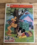 Vintage Whitman Frame Tray Puzzle Pluto Mickey Mouse. Fixed Price $9.60.