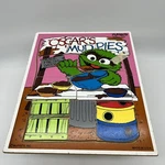 Vintage Oscar's Mud Pies Playskool Wooden 11 Piece Puzzle Grouch # 315-28. Fixed Price $7.99.