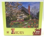 Mb Big Ben Eastnor Cottage England 1000 Piece Jigsaw Puzzle Sealed Box 2006. Fixed Price $24.00.