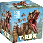 Masterpieces T-rex 100 Shaped Jigsaw Puzzle. Fixed Price $9.99.