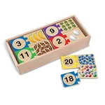 Melissa & Doug Self-correcting Wooden Number Puzzles With Storage Box (40 Pcs). Fixed Price $16.09.