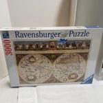 New Ravensburger 3000 Piece Puzzle 170548 Antique World Map 1665 Sealed. Fixed Price $40.00.