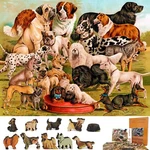 Wooden Jigsaw Puzzle For Adults By Foxsmartbox - 306 Pieces Furry Friends. Fixed Price $79.99.