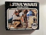 Luke Skywalker Meets R2-D2 Vintage Star Wars Puzzle 140 Piece Kenner 1977 14X18. Fixed Price $19.99.
