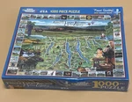 White Mountain Finger Lakes Region Wine Country 1000 Pc Jigsaw Puzzle Brand New. Fixed Price $29.99.