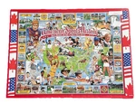 White Mountain 1000 Pc Puzzle American Sports History -1995 Vintage- 24 X30. Fixed Price $9.00.