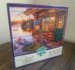 Darrell Bush Summertime 1000 Pieces Jigsaw Puzzle 2016 Buffalo Games 91210. Fixed Price $6.99.