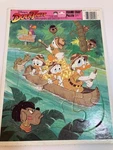 Vintage 1980S Disney Ducktales Lost Goldmine Frame Tray Puzzle Golden 4512F-4. Fixed Price $9.86.