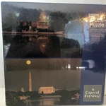 Springbok Multi Capitol Evening 2 Jigsaw Puzzles Mixed Box. Fixed Price $12.03.
