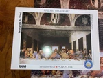 Last Supper 1000 Piece Puzzle Complete Leonardo Da Vinci 6000-1320 Eurographics. Fixed Price $12.00.