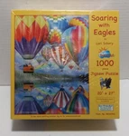 Brand New Sunsout Soaring With Eagles 1000 Piece Jigsaw Puzzle By Lori Schory. Fixed Price $12.99.