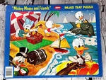 Vtg Jaymar Frame-tray Puzzle Disney Donald Duck "mickey & Friends" Beach #2303. Fixed Price $8.99.