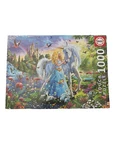 Educa 1000 Piece Jigsaw Puzzle - The Princess & Unicorn. Fixed Price $19.00.