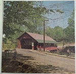 Vintage Jaymar 650 Piece The Covered Bridge Jigsaw Puzzle Heavy Board 19X19. Fixed Price $11.96.