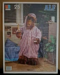 Alf 1987 Vintage Milton Bradley 25PC Puzzle Picture 11X14 Alien Productions Pjs. Fixed Price $20.00.