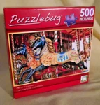 Carousel Puzzlebug 500 Pc 2015 Merry 3700 Lpf Nightshade Horse.. Fixed Price $13.99.