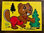 Vintage Connor Toy Happy Beaver Wooden Puzzle 8421-1 Made Usa. Fixed Price $12.90.