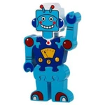 Lanka Kade Fair Trade Kids Wooden Robot 7-PIECE Jigsaw Puzzle. Fixed Price $6.99.