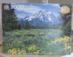 Grand Teton National Park, Wyoming - New 2000 Pieces Puzzle. Fixed Price $9.88.