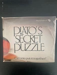 Vintage "plato's Secret Puzzle" , 1982 By Mag-nif. Fixed Price $32.00.