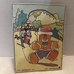 Vintage Judy/iustructo 1984 Gingerbread Boy 6 Pce Wooden Puzzle J143114. Fixed Price $10.00.