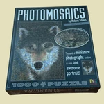 Photomosaics Grey Wolf 1000 Pc Puzzle Robert Silvers Buffalo Games. Fixed Price $18.99.