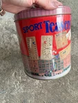 Sport Teasers, 7 Wooden Brain Premier Cardinal Edition, Metal Tin 1990. Fixed Price $22.00.