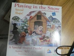 Playing The Snow - 900PC Jigsaw Puzzle By Sunsout * Brand New 95941 Special. Fixed Price $15.00.