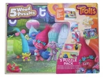 Dreamworks Trolls Wood Pack Of 5 Puzzles. Fixed Price $23.22.