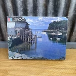 Vtg Milton Bradley Grand 2500 Puzzle (38"X26 ) 1986 New Harbor, Maine Sealed. Fixed Price $17.46.