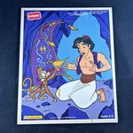 Aladdin Walt Disney Playskool 287-08 Wooden Frame Tray Puzzle Cave Of Wonders. Fixed Price $24.95.