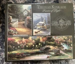 Ceaco Thomas Kinkade Painter Of Light Deluxe 3 1 Puzzle Set, Sealed Box. Fixed Price $19.89.