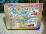 Ravensburger 1000 Piece Puzzle Time Travel 4 Future Ray's Comic Series Live. Fixed Price $37.50.