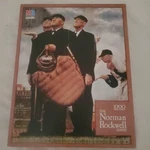 Milton Bradley Bottom Of The Sixth Norman Rockwell 1000 Piece Textured Puzzle. Fixed Price $20.00.