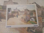 Vintage Unicef Puzzle Lucien Pissarro Village Near Lagny 1000 Piece 3850COMPLETE. Fixed Price $40.00.