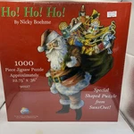 Sunsout Ho! Santa Claus Shaped 1000 Piece Puzzle *sealed*. Fixed Price $15.00.