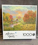 Golden Retreat Jigsaw Puzzle By Abraham Hunter - Buffalo Games 1000 Pcs New. Fixed Price $17.99.
