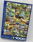 Eurographics Vintage Travel Collage 1000 Piece Jigsaw Puzzle Complete. Fixed Price $12.60.