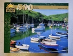Vintage 1996 Golden Books 500 Piece Puzzle Harbor Wales New Factory Sealed 7460J. Fixed Price $19.99.