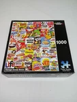 White Mountain Puzzles Vintage Cereal Boxes 1000 Piece Jigsaw 1261. Fixed Price $17.00.