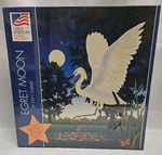 Egret Moon By Dan Gilbert Great American Puzzle Factory Jigsaw Nib 550+ Pieces. Fixed Price $23.90.