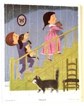 Vintage Playskool Cardboard Tray Jigsaw Puzzle 8X10" Golden Press Children 80-8C. Fixed Price $10.00.