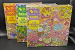 Set Of 3 Magic Puzzle Company Series 2 Jigsaw Crystal Caves Forest Busy Bistro. Fixed Price $59.99.