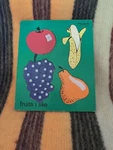 Vintage 70S Playskool Wooden Puzzle 155AN-18 Pc Fruits Like 2-4 Yrs Learning. Fixed Price $14.55.