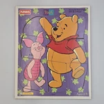 Vintage Playskool Winnie The Pooh Wooden Puzzle Hooray For And Piglet. Fixed Price $15.99.