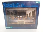 New Last Supper Leonardo Da Vinci 2000 Piece Jigsaw Puzzle Buffalo Games 38"X26". Fixed Price $38.99.